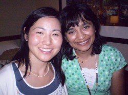 Jane with Nalini Singh