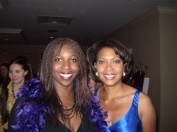 With Kayla Perrin at the Faery Ball