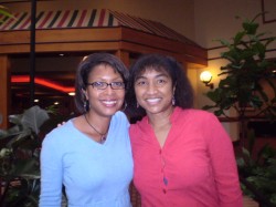 With Patricia Sargeant